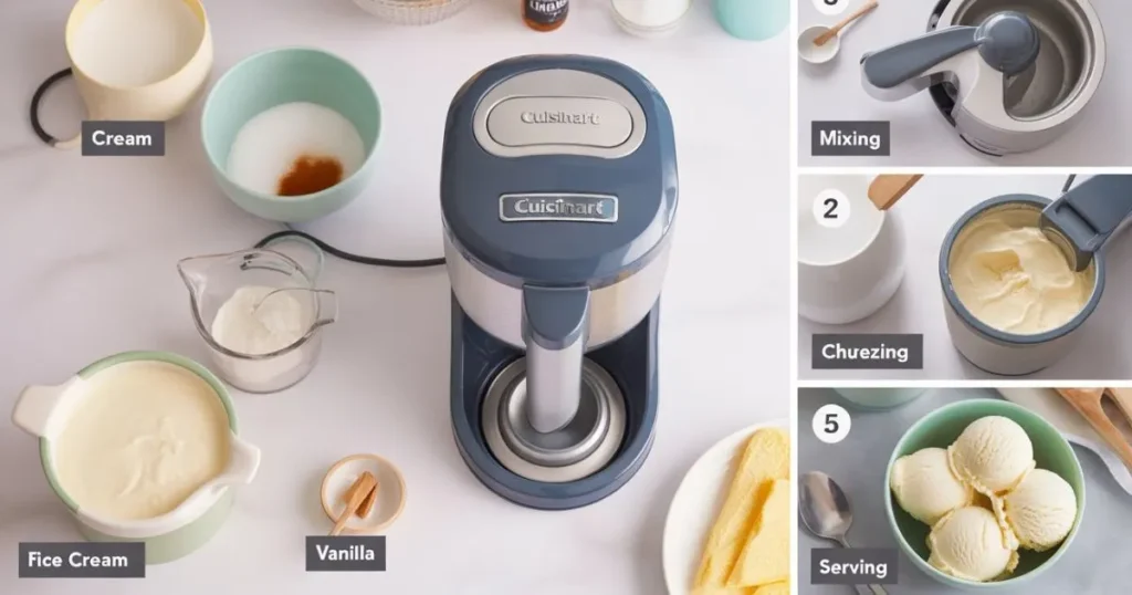 cuisinart ice cream maker instructions