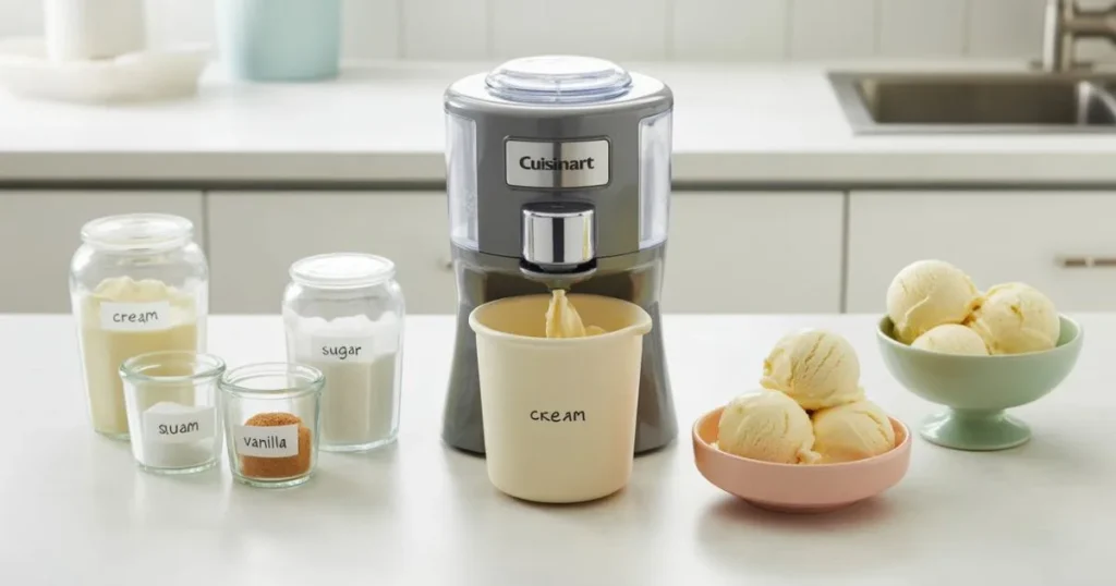 cuisinart ice cream maker instructions