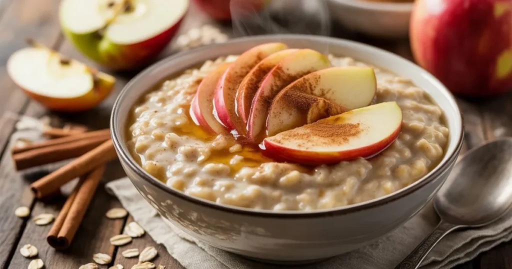 easy Apple Cinnamon Oatmeal