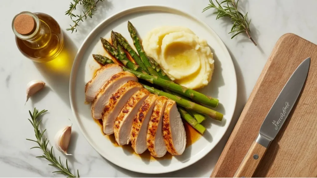 Thin Sliced Chicken Breast Recipes golden seared chicken cutlets in a skillet with lemon butter and parsley