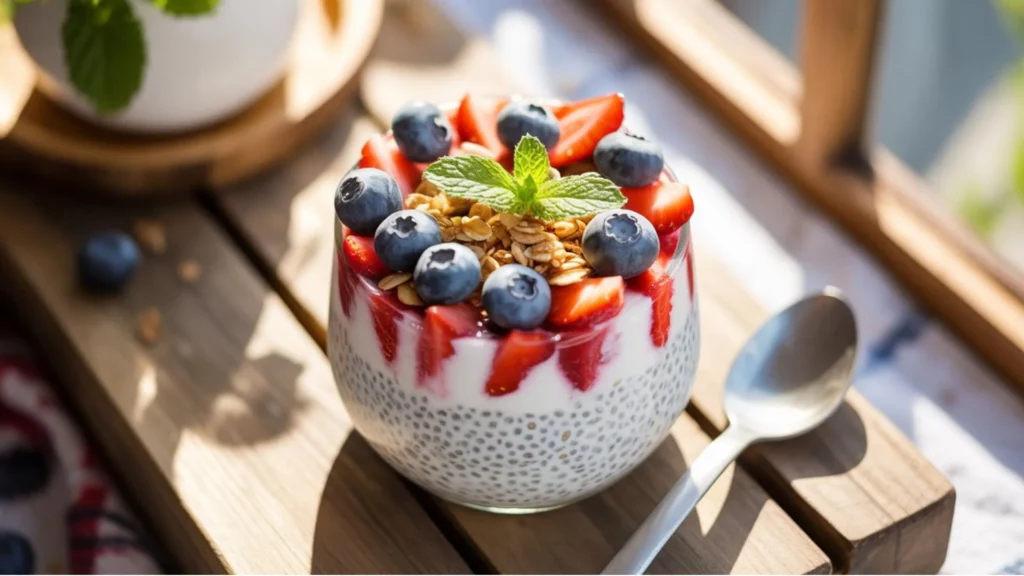 Chia Seed Pudding with Yogurt