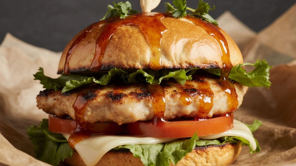 Delicious grilled chicken sandwich packed with protein and fresh toppings