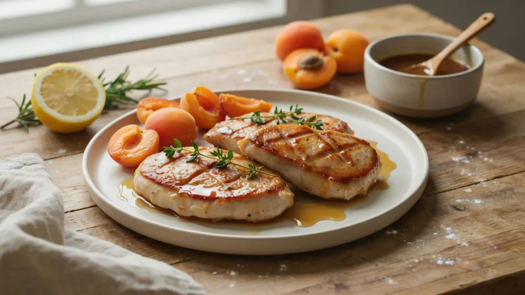 Easy homemade apricot chicken recipe featuring juicy baked chicken coated in a rich apricot sauce for a family dinner