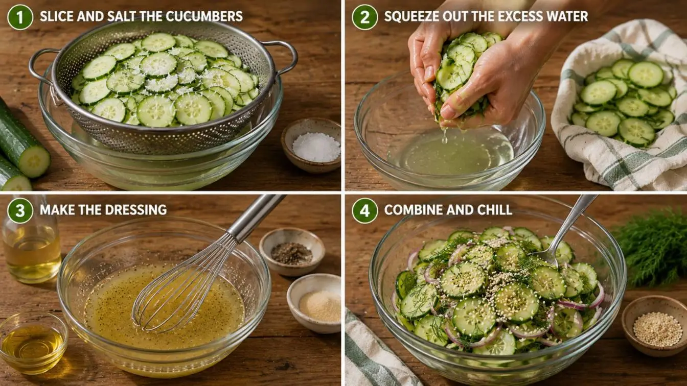 How to Make Cucumber Salad Step by Step Guide