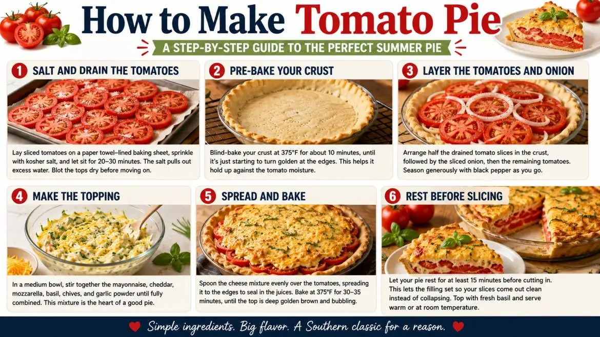 How to Make Tomato Pie Step-by-Step Guide