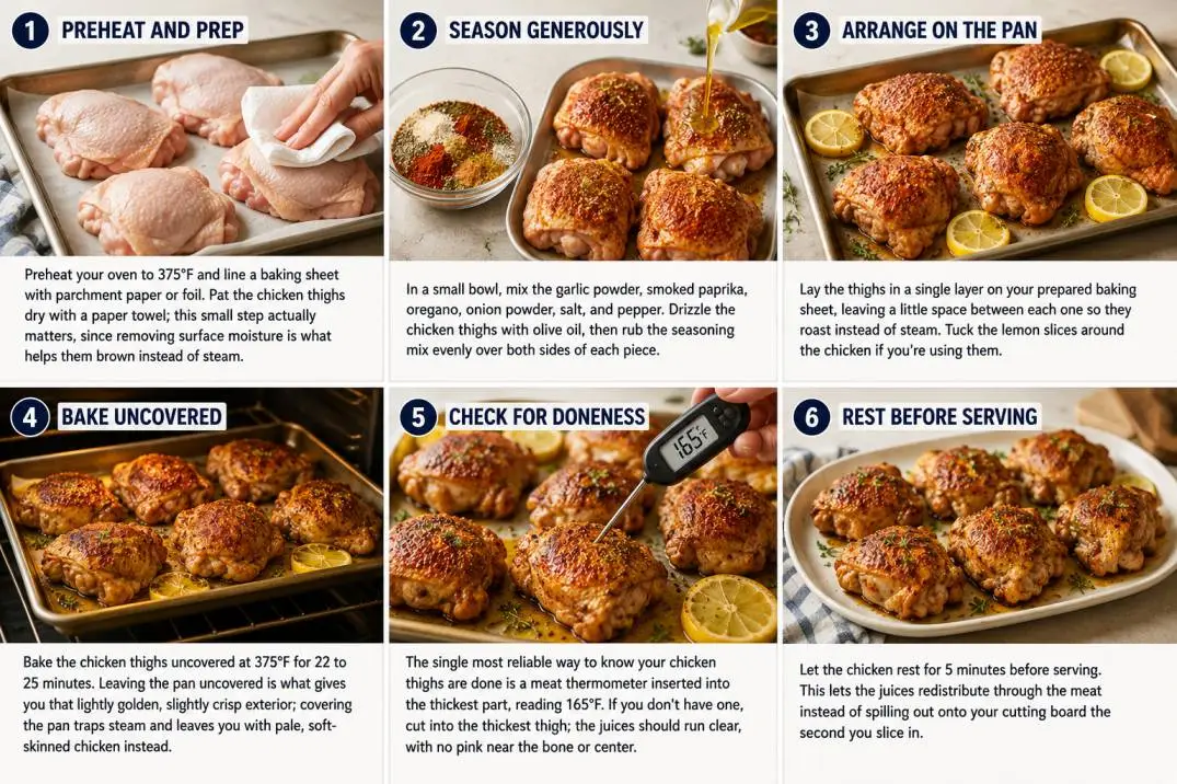 Step-by-Step chicken thighs Recipe